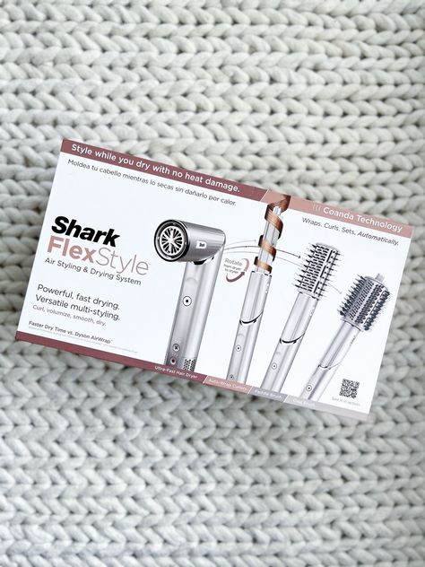 Shark Blowdryer Shark Hyper Air Hair Dryer, Shark Hair Tool, Shark Hair Wrap, Shark Airwrap, Shark Air Wrap, Shark Flex Style Hair, Styling Tools For Short Hair, Tools Storage Ideas, Shark Hair Dryer