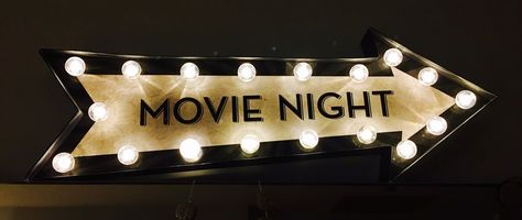 Ipad Things, Movie Night Birthday Party, Movie Night Party, Party Sign, Night Party, Night Aesthetic, Twinkle Lights, Party Signs, Twitter Header