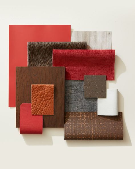 Inspired by the Book of Earth, where artistry meets science in an anthropological look at how naturally occurring minerals create varying pigments. From burnt umber and charcoal powder– to red ochre and zinc white, this collection showcases saturated color from landscapes around the world. Interior Sample Board, Hello Design, Charcoal Powder, Raw Color, Red Ochre, Sample Board, Material Board, Material Palette, Concept Board