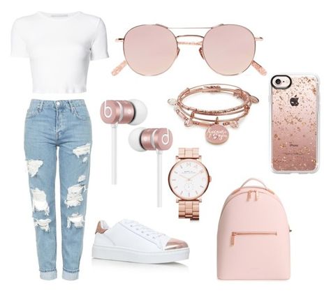 "Rose gold😍😍" by maryamlovesbeauty ❤ liked on Polyvore featuring Topshop, Rosetta Getty, Marc by Marc Jacobs, Alex and Ani, Krewe, Beats by Dr. Dre, KG Kurt Geiger, Casetify and Ted Baker Rosetta Getty, Dr Dre, Kurt Geiger, Alex And Ani, Love Rose, Marc By Marc Jacobs, Ted Baker, Marc Jacobs, Topshop