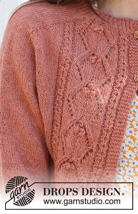 Drops Alpaca Patterns, Saddle Shoulder Knitting Pattern, Lace Sweater Pattern, Knitting Increase, Cable Knit Sweater Pattern, Ladies Cardigan Knitting Patterns, Crystal Lattice, Knit Cardigan Pattern, Knitting Paterns