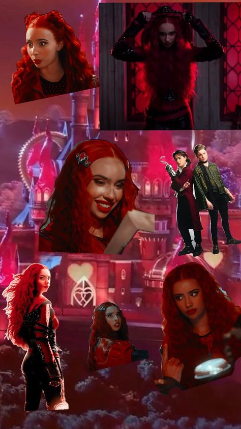 rise of red ♥️ Rise Of Red, Kylie Cantrall, Red Makeup, Disney Descendants, Up Game, Wall Poster, Descendants, The Rise, Poster Wall