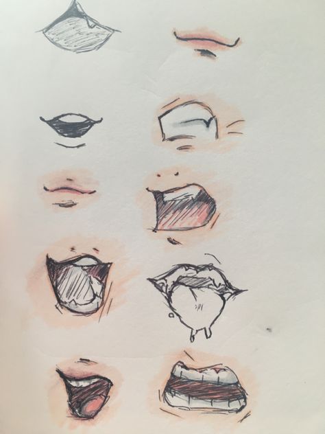 Art Sketches Mouth, Anime Mouth, Mouth Drawing, Indie Drawings, Easy Drawings Sketches, Concept Art Drawing, Dessin Adorable, Hand Art Drawing, Book Art Drawings