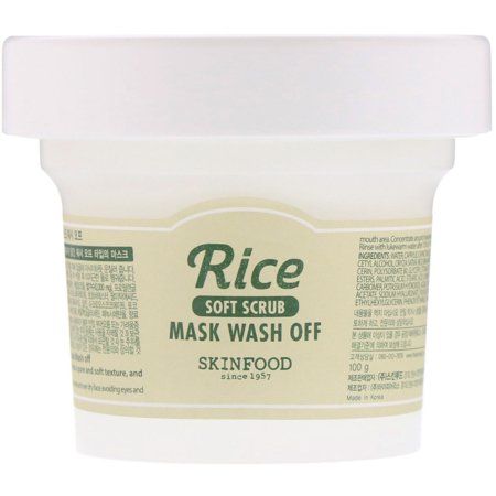 Rice Mask, State Foods, Food Therapy, Rice Bran, Dry Face, Beauty Mask, Polysorbate 80, The Face Shop, Bath And Body Care