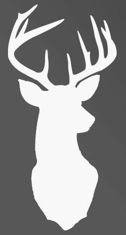 Hirsch Silhouette, Deer Head Silhouette, Tre Kunst, Deer Heads, Deer Silhouette, Silhouette Tutorials, Soyut Sanat Tabloları, Deer Head, String Art