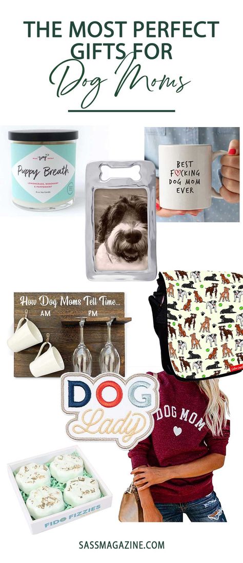 The best gifts for dog moms and pet lovers! Puppy Breath, Wine Mom, Dog Cookies, Dog Bath, Subscription Gifts, Perfect Stocking Stuffers, Luxury Dog, Dog Bone, Affordable Gifts