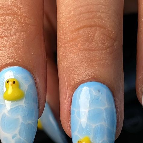 NAIL ART - DIGBETH / BIRMINGHAM on Instagram: "🐣A little revisit to my ducks but different🐥  Kindve obsessed with this toned down (lol) version 🌊  #ducknails #waternails #nailart #nailitmag #nailitdaily #nailitmagazine #showscratch #popsugarbeauty" Two Tone Nail Art, Duck Nail Art, Digbeth Birmingham, Duck Nail, Two Tone Nails, Water Nails, Duck Nails, Popsugar Beauty, Christmas Nails