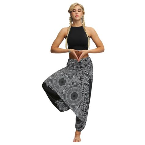 Online Shop Women Causal Print Hippy Baggy Boho Fashion Beach Bloomers Bohemian Style Thailand India Dance Loose Trousers Aladdin Yoga Pants | Aliexpress Mobile India Street Style, Yoga Sweatpants, Trousers Baggy, India Street, Yoga Trousers, Boho Jumpsuit, Bohemian Style Clothing, Harem Pant, Harem Pants Women