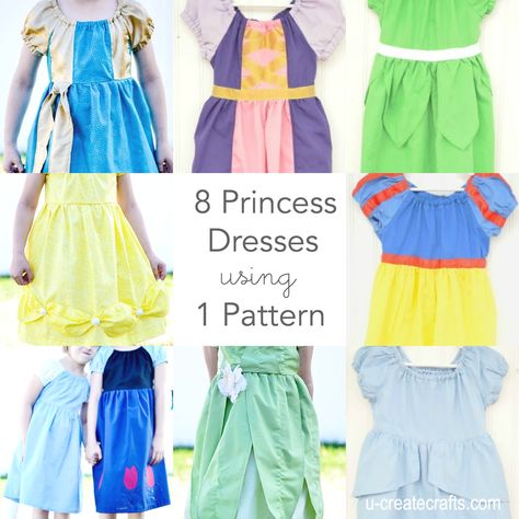 We are sewing Princess Peasant Dresses for your Disney Princess lover. They are simple and beautiful! Princess Dress Tutorials, Princess Dress Diy, Princess Dress Pattern, Peasant Dresses, Princess Dresses Kids, Princess Dress Patterns, Toddler Princess Dress, Princess Dress Kids, Princess Diy