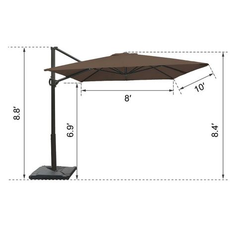 Best Patio Umbrella, Backyard Chicken Coop Plans, Desain Pantry, Diy Outdoor Table, Cantilever Patio Umbrella, Patio Umbrella Stand, Rooftop Terrace Design, Metal Stairs, Furniture Details Design