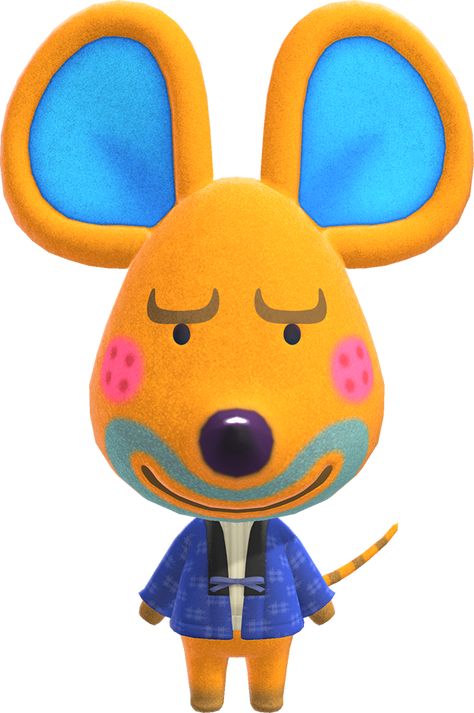 Limberg is a cranky mouse villager in the Animal Crossing series. His name is a shortening of Limburger cheese, a type of cheese with a strong odor, which may reflect his rough and unshaven appearance. His Japanese name comes from rakkyō, Chinese onion, similarly referencing a strong smell. His catchphrase, squinky, is a combination of the noise a mouse makes, squeak, and the word stinky. Type Of Cheese, Animal Crossing Wiki, Thunder Shirt, Monkey Shirt, Retro Fridge, Happy Home Designer, Cute Furniture, City Folk, Animal Crossing Characters