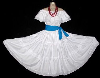 Image 1 Cuban Dress, Girly Rocker Style, Cuban Outfit, Square Dance Dresses, Colombian Girls, Latin Fashion, Boho Princess, Spanish Dress, Dama Dresses