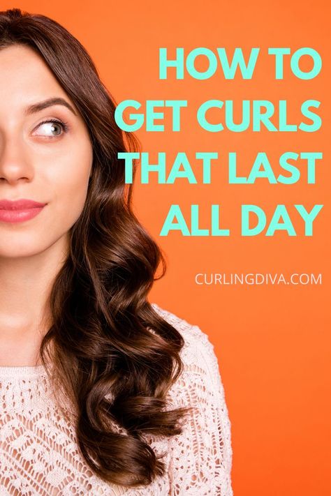 Ever wonder how to get curls to hold all day and not just an hour?  Keep your curls from falling flat as soon as you step out of the house. Follow these tips and tricks on how to get your curls to last for days! #curls #curlyhair #hairhacks Keep Curls All Day, Curling Hair That Doesnt Hold Curl, How To Curl Hair That Wont Curl, Getting Curls To Hold, How To Hold Curls All Day, Keep Curls From Falling, How To Keep Curls In Hair All Day, How To Get Curls To Stay All Day, Heartless Curls