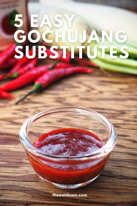 Substitute For Gochujang, Gochujang Substitute, Gochujang Paste Recipe, Homemade Gochujang Recipe, Homemade Gochujang, Bibimbap Sauce, Gochujang Paste, Gochujang Recipe, Korean Chili