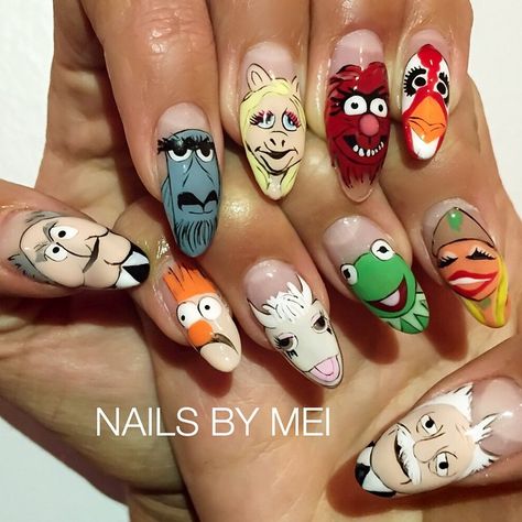 Bang Ideas, Tumblr Nail Art, Disney Nail Designs, Manicure Nail Designs, Nail Art Disney, Party Nails, Disney Nails, Fashion Guide, Art Disney