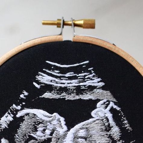 Yulia Sherbak on Instagram: "I don’t do as many of these ultrasound embroideries as I used to, but I did list one spot in my Etsy shop!" Ultrasound, Etsy Shop, Embroidery, Instagram