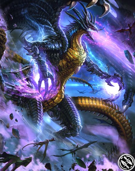 FFVII Bahamut from Mobius Final Fantasy Fantasy Art Ideas, Bahamut Final Fantasy, Mobius Final Fantasy, Elemental Dragons, Legendary Dragons, Final Fantasy Art, Fantasy Beasts, 다크 판타지, Dragon Pictures