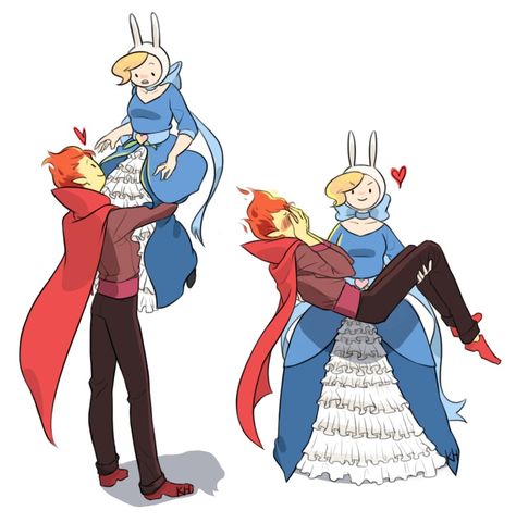 Fionna and flame prince dressed up all fancy and being a cute ship Adventure Time Fanfiction, Marshall Lee Adventure Time, Flame Prince, Adventure Time Comics, Marceline And Princess Bubblegum, Adventure Time Cartoon, Adventure Time Marceline, Character Model Sheet, Adventure Time Finn