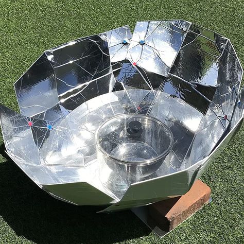 A Solar Oven is a Novel Way to Cook Using the Sun Platform Deck, Solar Cooking, Solar Cooker, Solar Oven, Backyard Beekeeping, Waterfalls Backyard, Family Handyman, Tree Hugger, Building A Deck