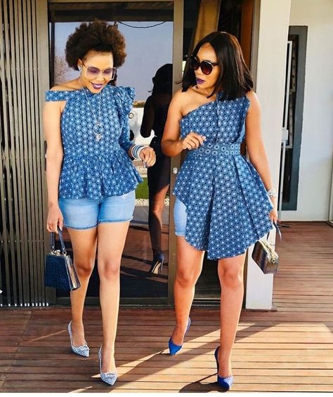 Tswana Traditional Attire, Setswana Traditional Dresses, Yakoema Fashion, South African Traditional Dresses, African Traditional Wear, Dresses For Ladies, Ankara Tops, Shweshwe Dresses, Traditional African Clothing