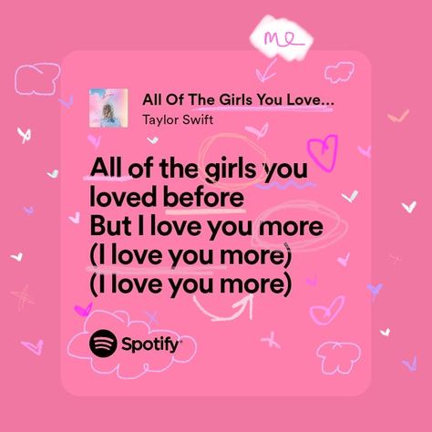 Aotgylb Taylor Swift, Taylor Swift Doodles Lyrics, Lyrics Doodle, Lyric Doodles, Cute Lyrics, Discord Status, Emma Pillsbury, Pink Lyrics, Dr Script