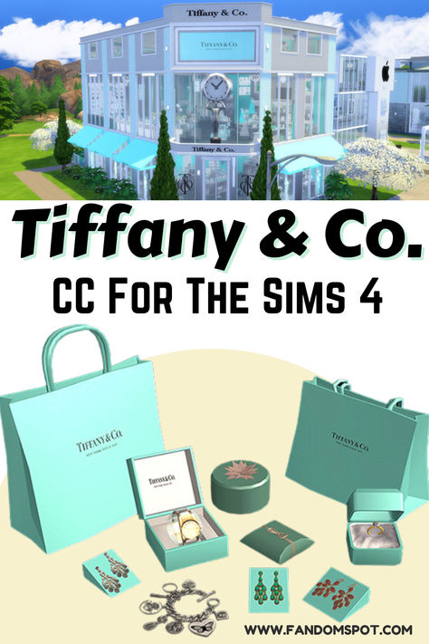 Looking for some Tiffany & Co jewelry? Well our CC list has everything you need! Sims 4 Tiffany And Co, Sims 4 Cc Tiffany And Co, Sims 4 Jewelry Store, Sims4 Luxury Cc, Sims 4 Wealthy Cc, Sims 4 Luxury Cc Maxis Match, Luxury Cc Sims 4, Sims 4 Cc Miu Miu, Luxury Sims 4 Cc