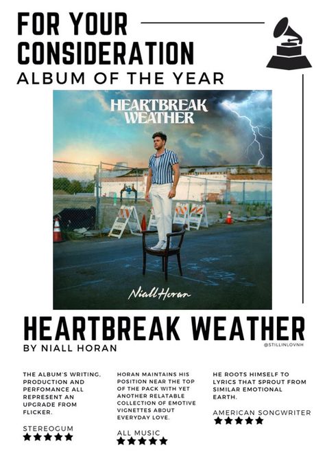 Niall Horan Album Cover, Album Cover Polaroid, Niall Horan Heartbreak Weather, Top Lyrics, Billboard Magazine, Polaroid Poster, Album Of The Year, Small Talk, 1d And 5sos