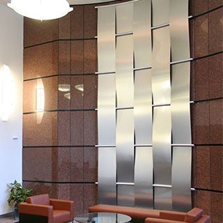 Architectural Sheets, Wall Pattern Design, Wall Panel Texture, Interrior Design, Sheet Art, Sheet Metal Art, Textured Wall Panels, Metal Wall Panel, Architectural Materials