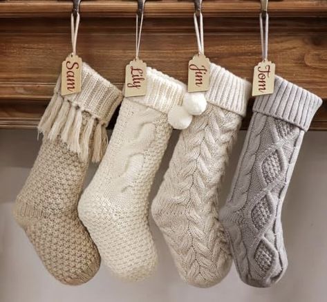 Stocking Decorations, Fireplace Stockings, Personalized Stocking, Family Stockings, Christmas Mantel Decorations, Knit Stockings, Personalized Stockings, Xmas Stockings, Stocking Holders