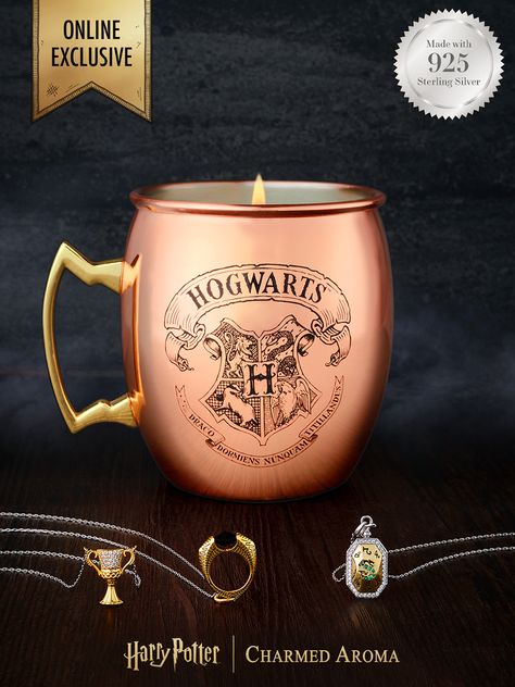 Hogwarts Candles, Harry Potter Candles, Harry Potter Butter Beer, Charmed Aroma, Jewel Candles, Harry Potter Accessories, Harry Potter Merch, Harry Potter Charms, Copper Mug