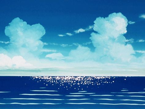 Ocean Animation, 2000s Vibe, Vector Animation, Comics Illustration, Magical Boy, Cool Pixel Art, Animation Reference, Animation Background, 90s Anime