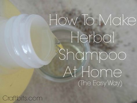 Home Made Herbal Shampoo — CraftBits.com Herbal Shampoo Recipe, Itchy Head, Make Lip Balm, How To Make Home, Breath Spray, Herbal Shampoo, Lavender Crafts, Shampoo Recipe, Body Craft