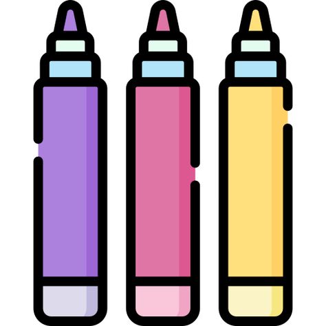 Markers Drawing, Marker Icon, Visual Thinking, Kawaii School Supplies, Teacher Craft, Paint Marker, Marker Drawing, Cv Template, Character Design Male