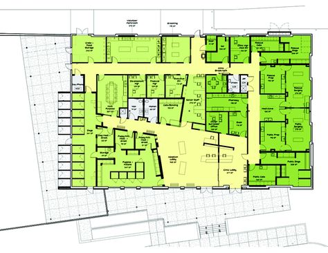 Greenville Humane Society floor plan Shelters Architecture, Dog Facility, Animal Adoption Center, Animal Shelter Design, Pet Store Ideas, Architecture Thesis, Shelter Ideas, Dog Shelter, Pet Adoption Center