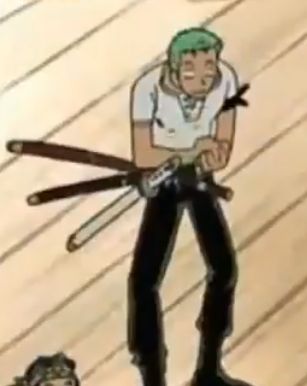 Low Quality, Swords, A Man, One Piece