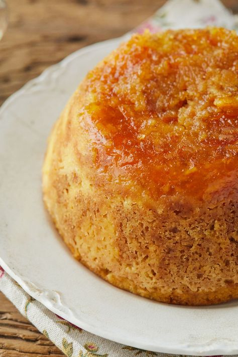 Marmalade Pudding, steamed to perfection. Marmalade Pudding, Steamed Pudding Recipe, Steamed Pudding, Bigger Bolder Baking, Baking Cookbooks, Easy To Make Desserts, Favorite Dessert, Pudding Desserts, Baking Project