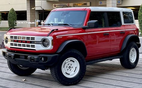 Ford Bronco Big Bend Heritage Edition 4-Door Ford Bronco Heritage Edition, Bronco Heritage Edition, Ford Bronco Heritage, Bronco Heritage, Ford Bronco Big Bend, Bronco Big Bend, Big Bend, Vroom Vroom, Ford Bronco