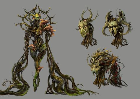 https://www.artstation.com/artwork/NqPDq Plant Monster, Character Design Cartoon, Forest Creatures, Monster Concept Art, Fantasy Monster, Monster Design, Creature Concept Art, Creature Concept, Plant Art