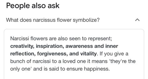 Persephone Narcissus, Narcissus Flower Meaning, Narssicus Flower, Lady Persephone, Flower Tattoo Simple, December Birth Flower, Flower Language, Narcissus Flower, Birth Flower Tattoos