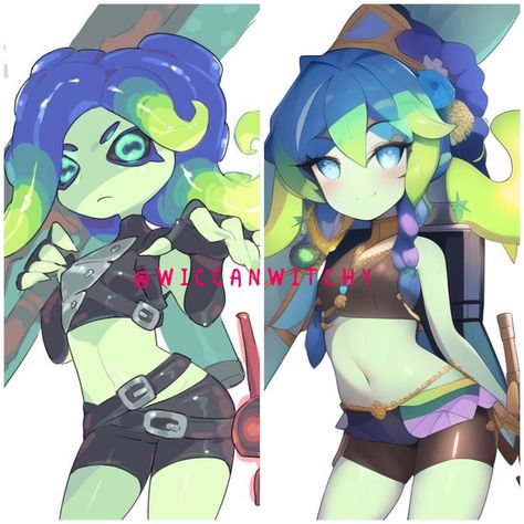 Sanitized Splatoon, Sanitized Octoling, Splatoon Frye, Splatoon, Fan, Fan Art, Anime, Art