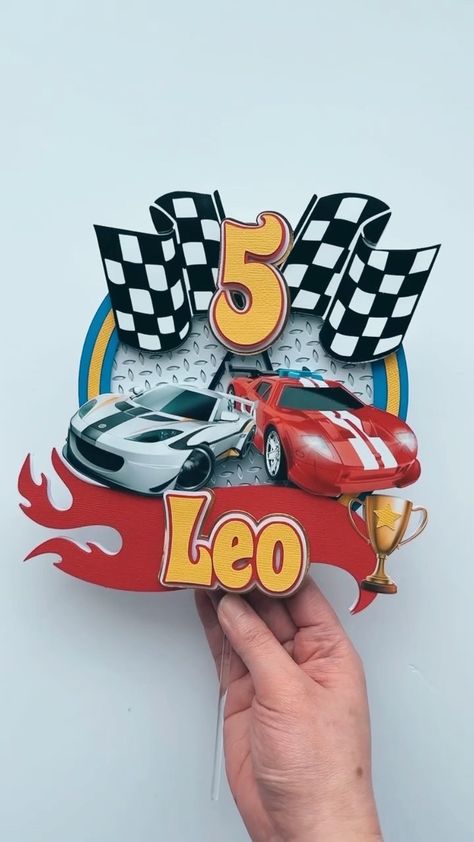 Hot Wheels Cake Topper Printable Free, Bolo Hot Wheels, Hot Wheels Cake, Hotwheels Birthday Party, Car Cake Toppers, Hot Wheels Party, Teddy Bear Party, Hot Wheels Birthday, Cars Theme Birthday Party