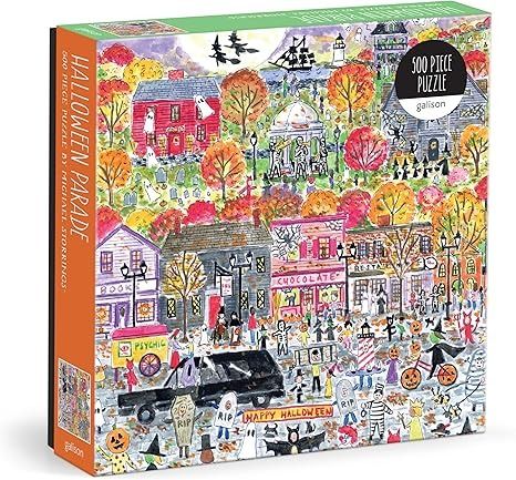 Amazon.com: Galison Halloween Parade – 500 Piece Michael Storrings Jigsaw Puzzle Featuring Artwork of A Spooky and Festive Halloween Parade in Salem Massachusetts : Galison, Storrings, Michael: Toys & Games Michael Storrings, 2000 Piece Puzzle, Happy Hallow, Of Challenge, 300 Piece Puzzles, Halloween Parade, Bold Artwork, Salem Massachusetts, Artist Branding