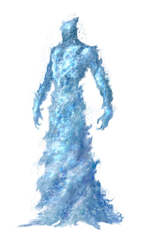 Water Elemental - Pathfinder PFRPG DND D&D 3.5 5th ed d20 fantasy Ice Elemental, Water Elemental, Fantasy Races, Water Element, Fantasy Setting, Dungeons And Dragons Homebrew, Fantasy Creatures Art, Fantasy Monster, Creature Concept