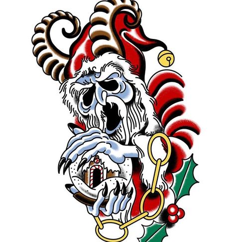 One Man Riet on Instagram: "🎄Krampus Tattoo up for grabs. Dm if interested" Krampus Tattoo, Christmas Horror, Cute Hand Tattoos, Christmas Tattoo, Easy Cartoon Drawings, Creepy Christmas, Contour Drawing, Dope Nail Designs, Story Characters