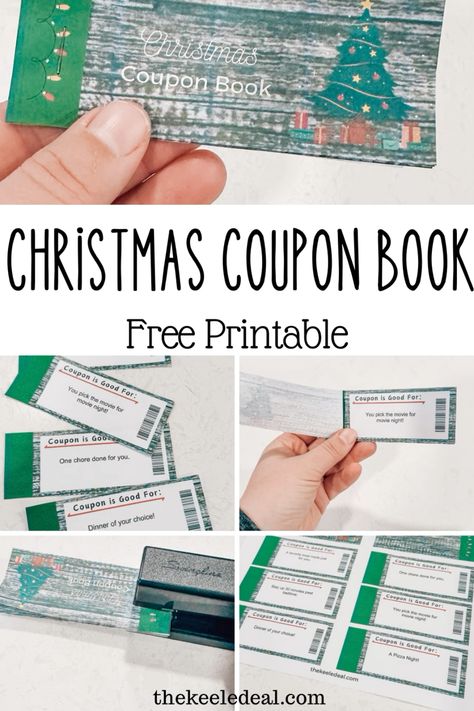 Grab this editable Christmas coupon book template to make a fun and easy christmas gift for kids and adults. These Christmas coupons for kids, husbands, boyfriends, etc. are a cheap christmas gift that gives all year long. Christmas Coupons For Boyfriend, Diy Coupon Book For Boyfriend Free Printable, Husband Coupons From Wife, How To Make A Coupon Book Diy, Home Made Coupons, Diy Coupon Book For Husband, Coupon Book For Boyfriend Printable Free, Kids Coupon Book Ideas, Kids Coupon Ideas