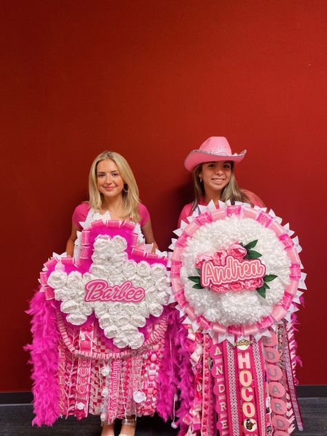 Pink Homecoming Mum, Pink Mums Homecoming, Mum Braids, Pink Mum, Unique Homecoming Mums, Hoco Mums, Pink Mums, Creative Writing Lesson, Sr 25