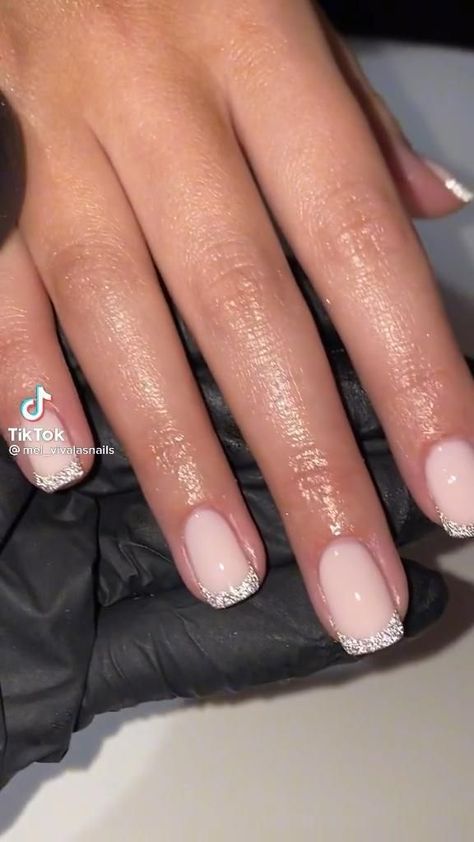 Shiny Nails Designs, Edge Nails, Nails For Bride, Nails Art Designs, Shiny Nails, Wedding Nails For Bride, Nails Wedding, Bride Nails, Neutral Nails