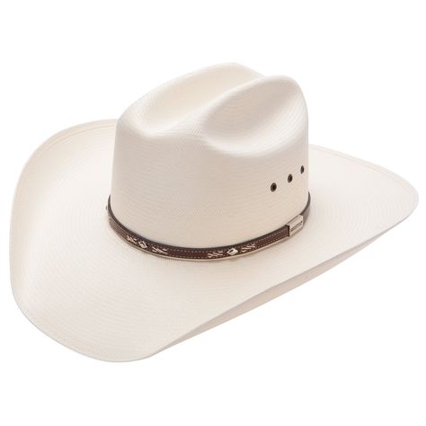 PRICES MAY VARY. Self-Conforming Sweatband Matching Eyelets Chocolate Leather Band with Natural Lacing Silver Studs 4 1/4'' Brim 4 1/4'' Cattleman Crown, 10X Natural Straw Hat Resistol is the largest manufacturer of hats in the world, for men, women, and children alike. The brand name Resistol means to resist all weather, and that's exactly what this hat will do for you. Resistol Hats, Womens Western Hats, Mens Cowboy Hats, Straw Cowboy Hat, Chocolate Leather, George Strait, Western Hats, Hat Band, Cowboy Hat