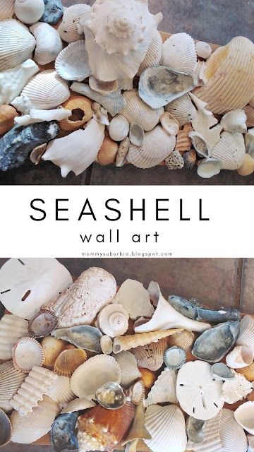 Creative Things To Do With Seashells, How To Decorate With Seashells, Diy Sea Shell Crafts Seashell Art, Seashell Art Diy Wall Hangings, Shell Wall Art Diy, Diy Seashell Art, Sea Shell Art Diy, What To Do With Seashells From Vacation, Sea Shell Crafts Diy Decor