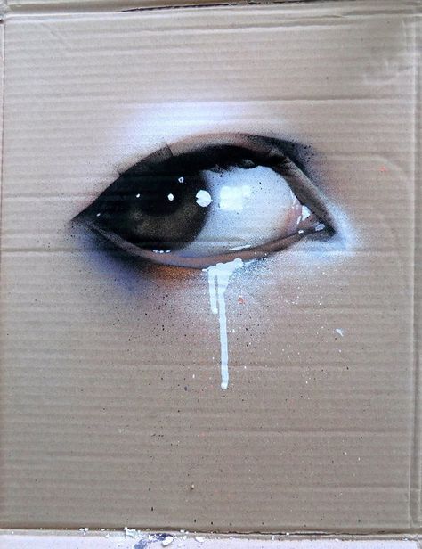 Creation Art, Graffiti Artwork, Charcoal Drawings, Spray Paint Art, Air Brush, Art And Illustration, Chalk Art, Street Art Graffiti, Eye Art